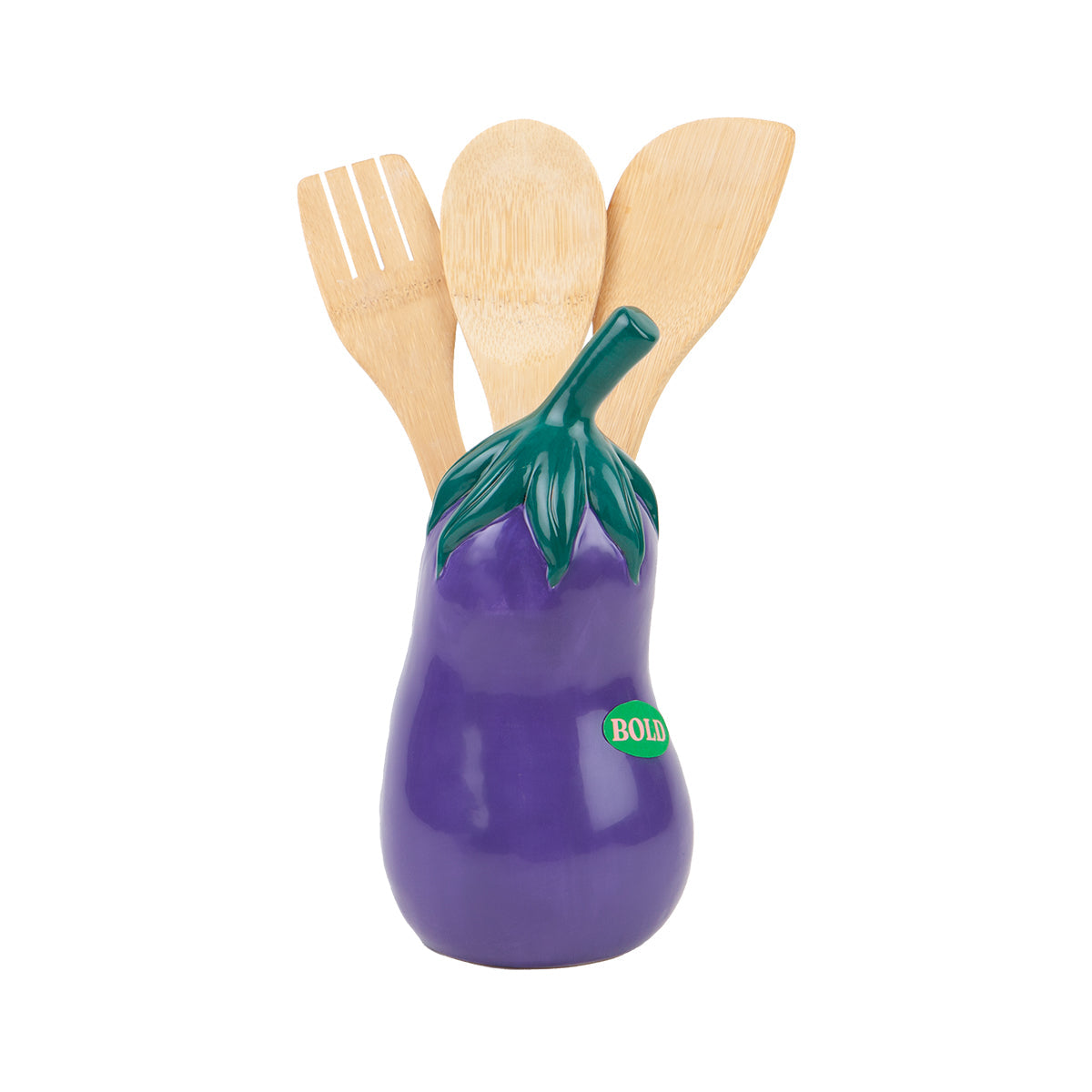 Doiy: Eggplant Utensil Pot