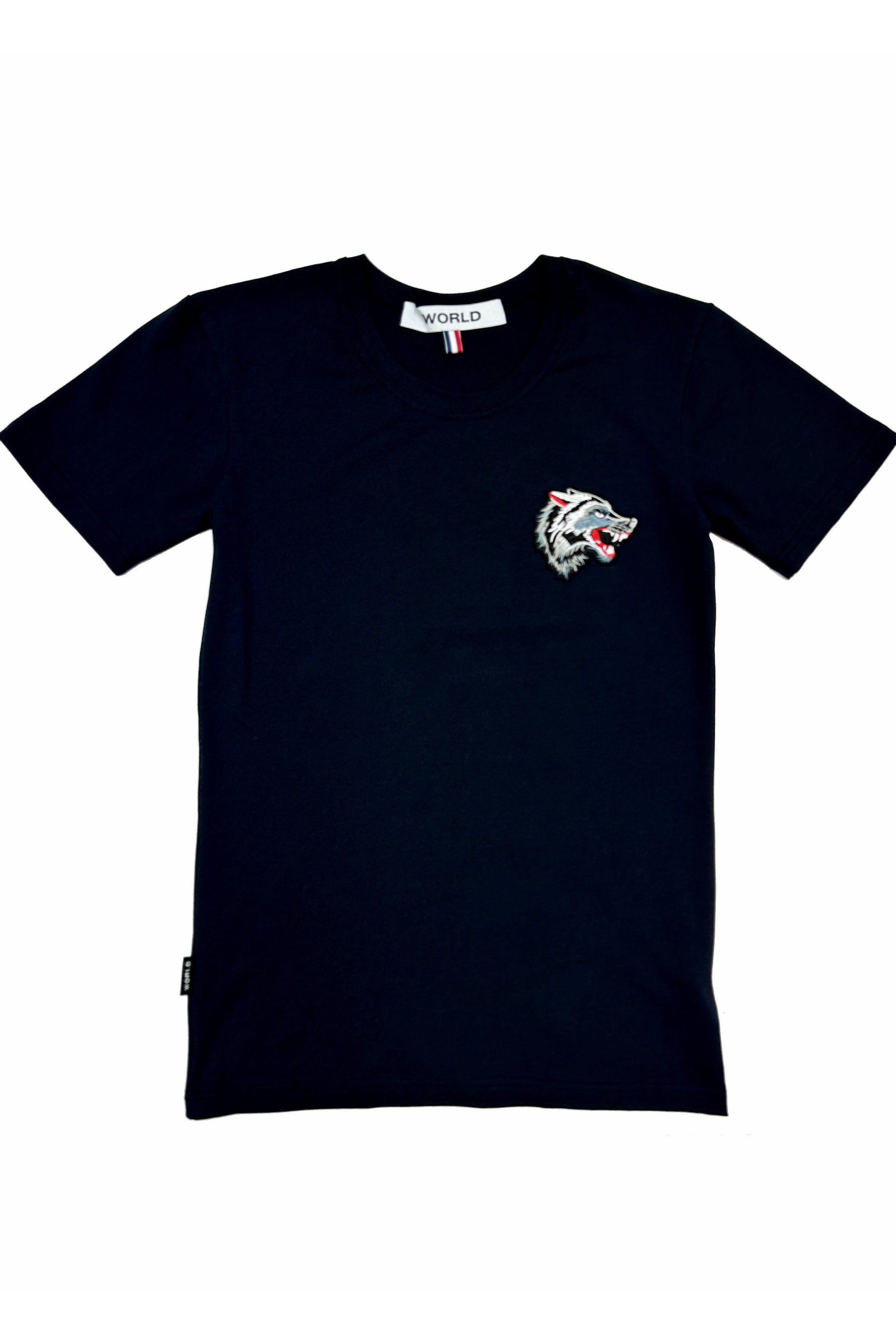 WORLD 5065 Galaxy T-Shirt Navy w/ Wolf (UNISEX)