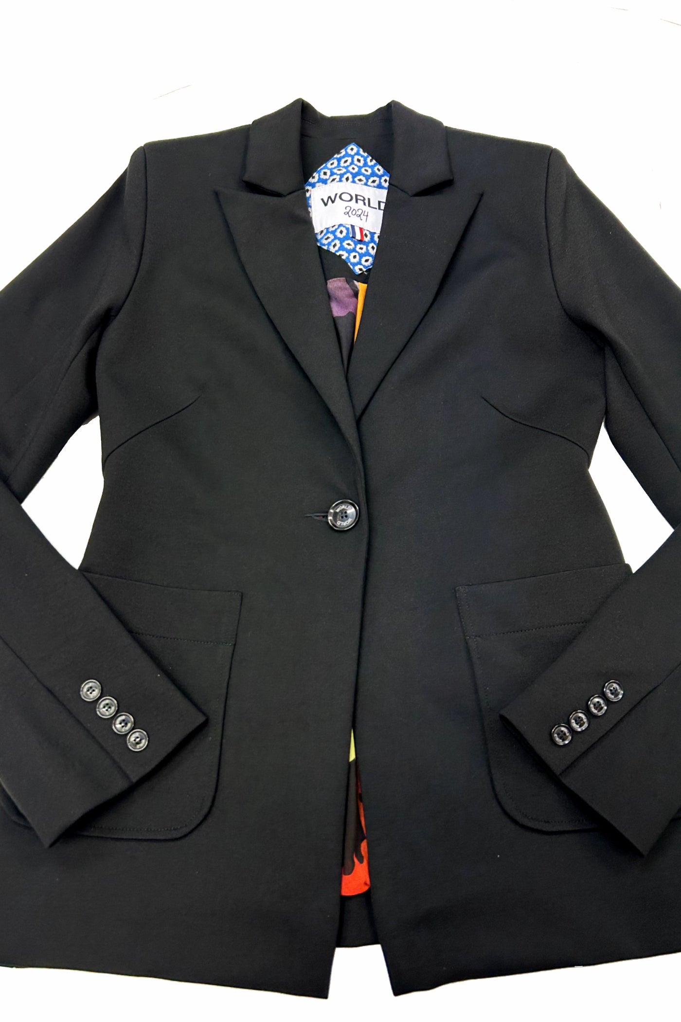 WORLD 4692K Mine Cut Blazer Black