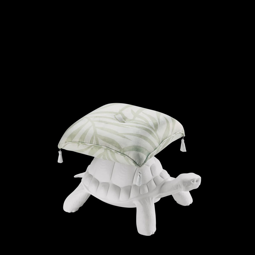 Qeeboo Turtle Pouf White