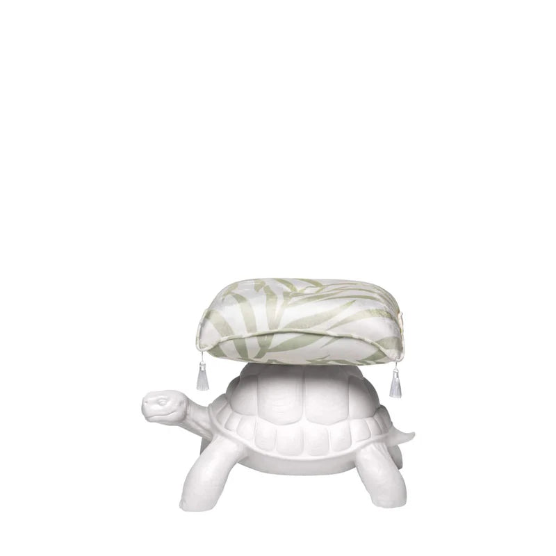 Qeeboo Turtle Pouf White