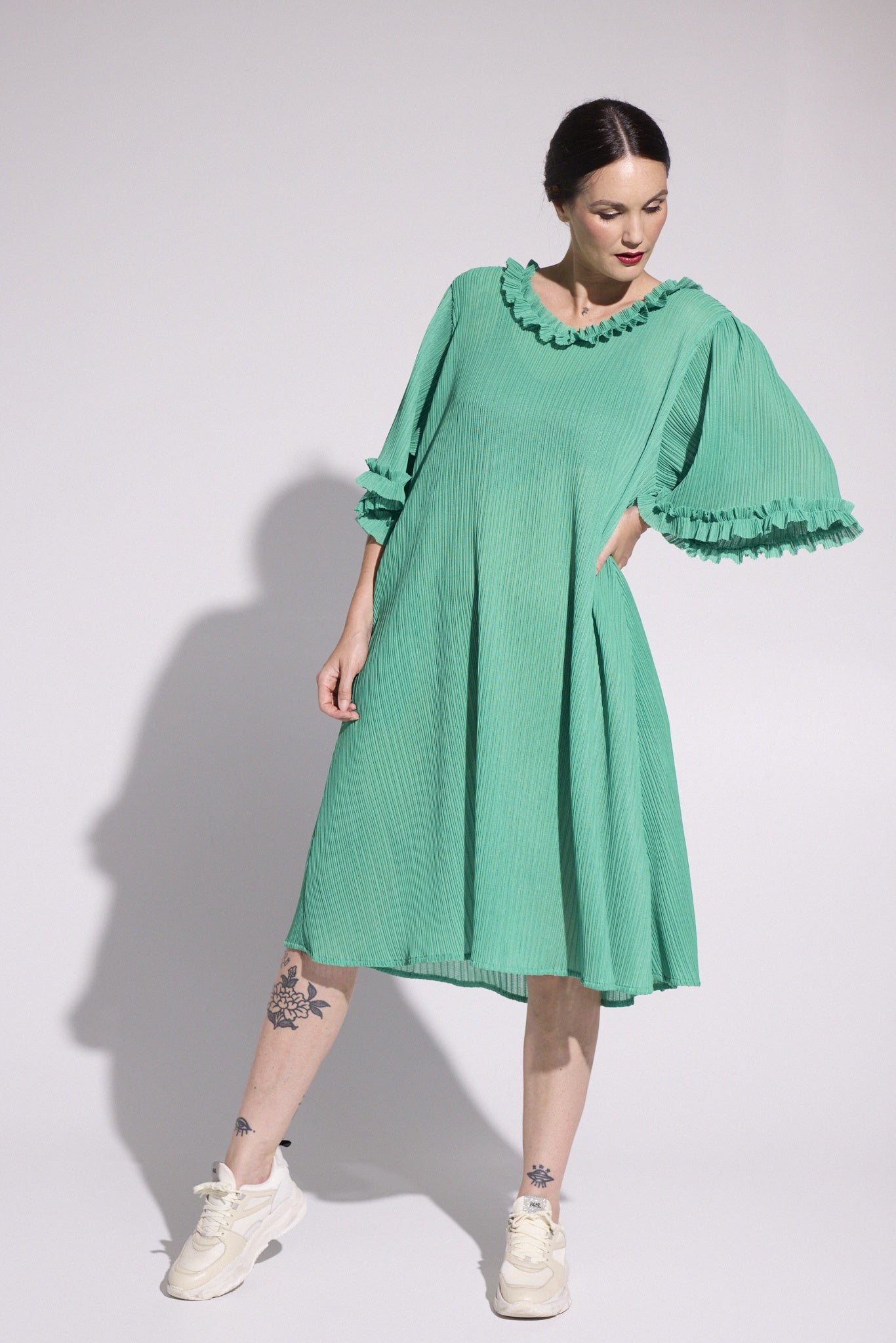 WORLD 5600 Please Denise Dress Green