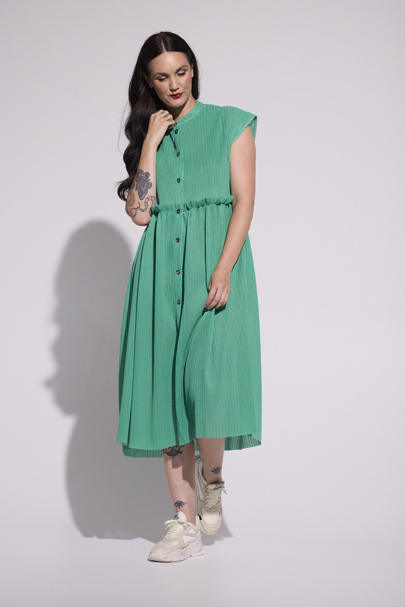 WORLD 5601 Please Belle Dress Green