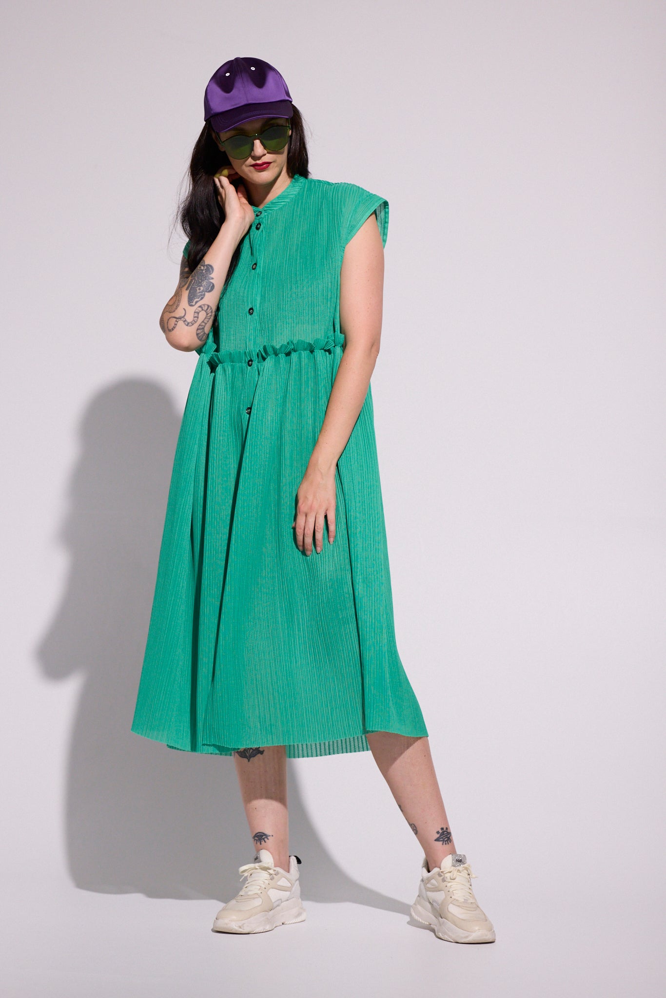 WORLD 5601 Please Belle Dress Green