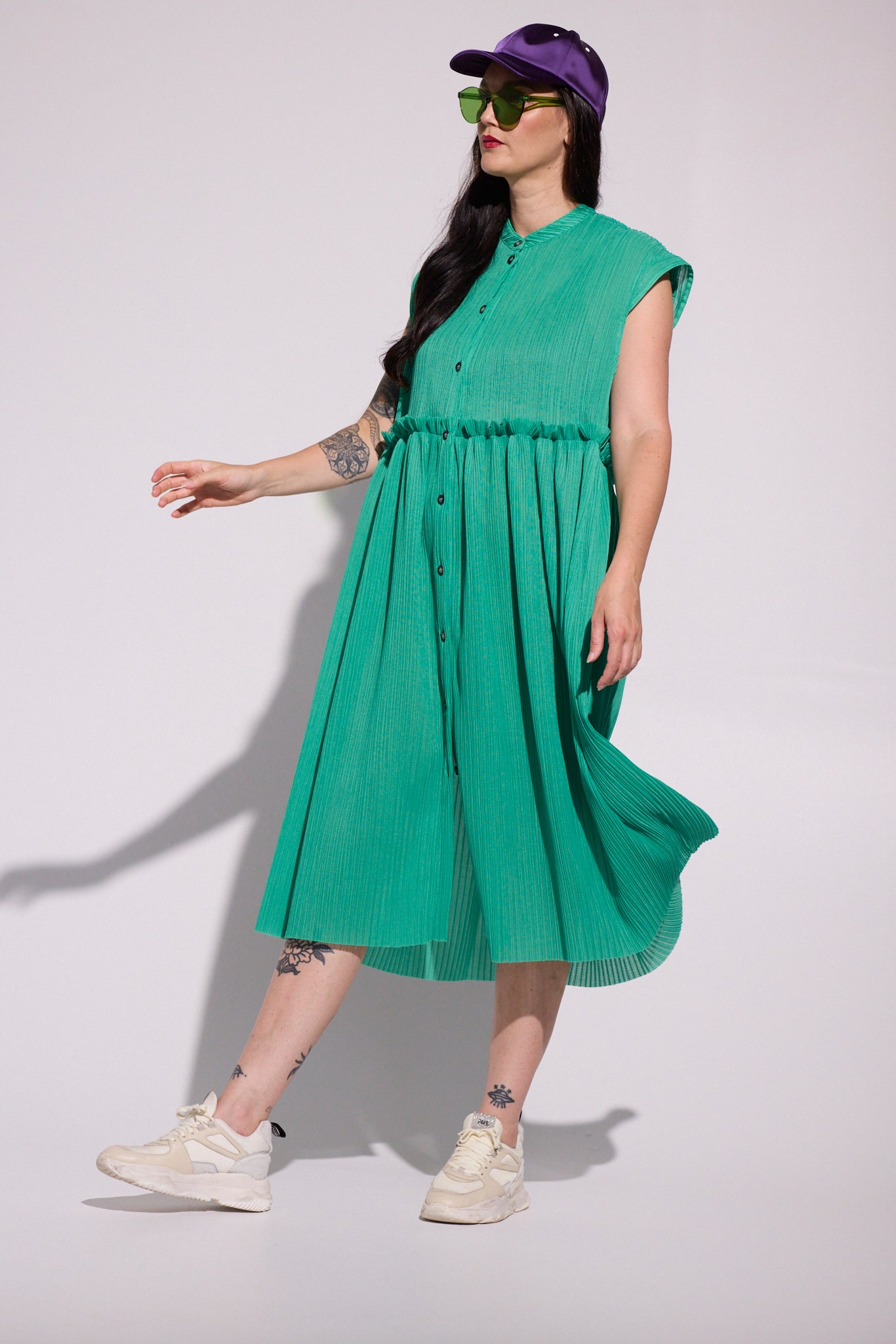 WORLD 5601 Please Belle Dress Green