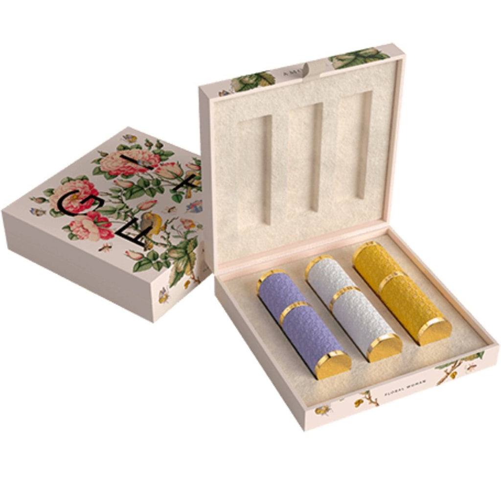 AMOUAGE The Precious Travel Set Women s Floral 3 x 10ml