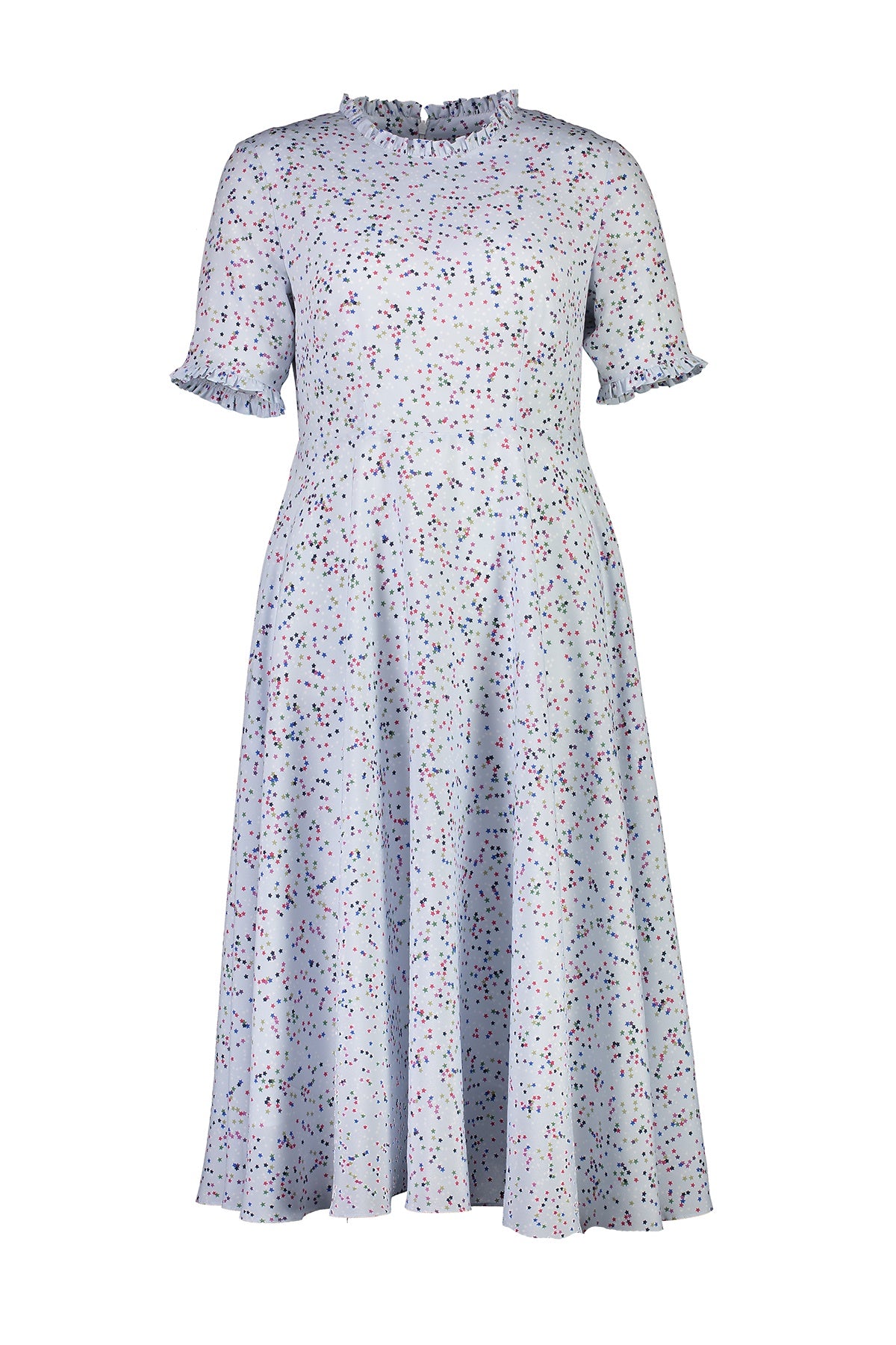 WORLD 4534 Proper Dress Pale Blue Stars