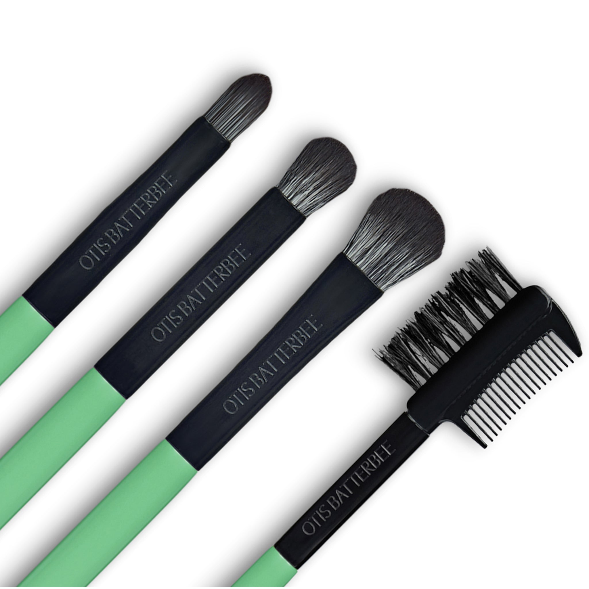 Otis Batterbee - Eye Brush Set (4 Pieces) - Verde Green