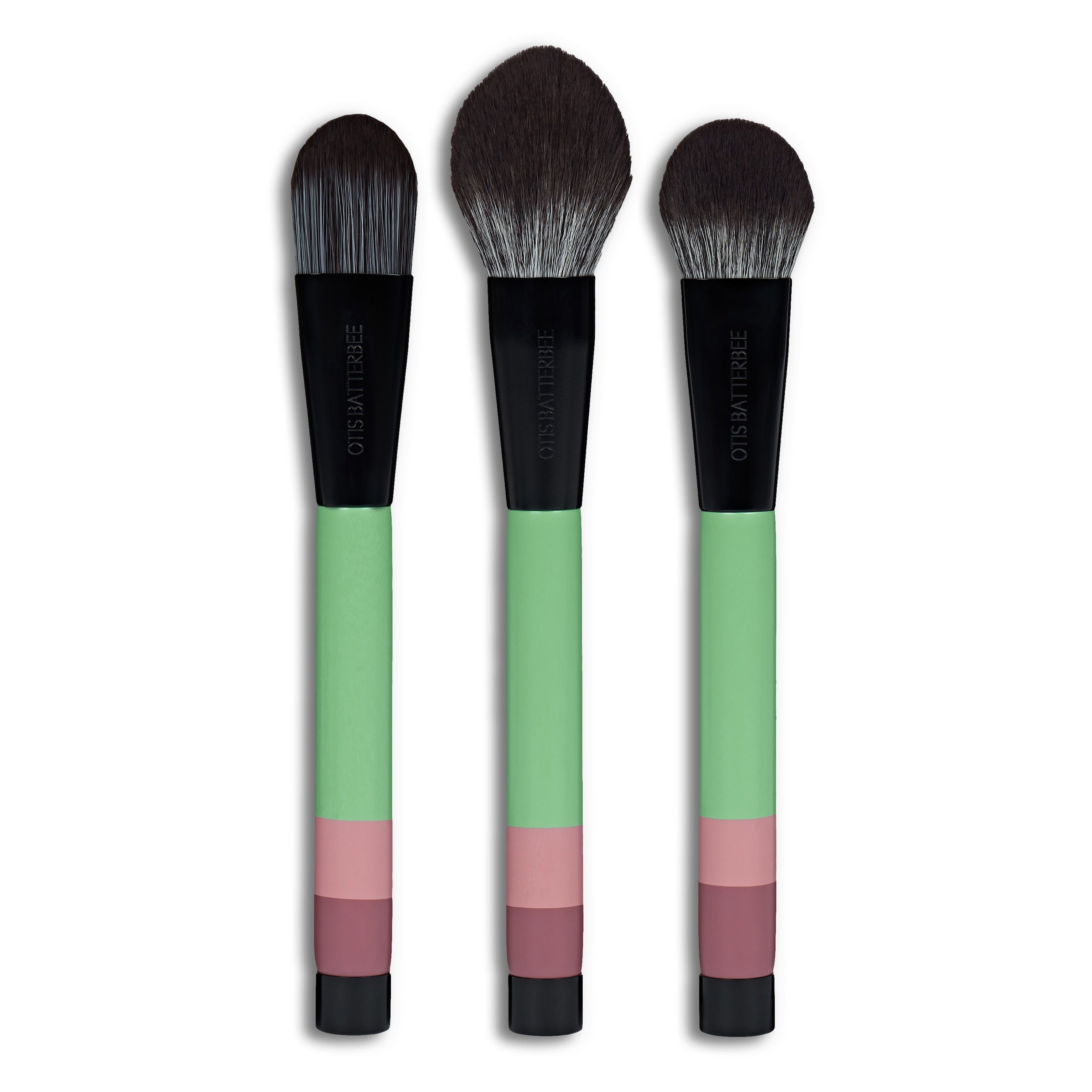 Otis Batterbee - Face Makeup Brush Set Verde Green