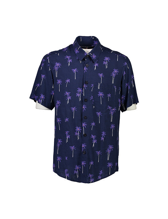 WORLDman 4201 Giuseppe Shirt Navy Palm