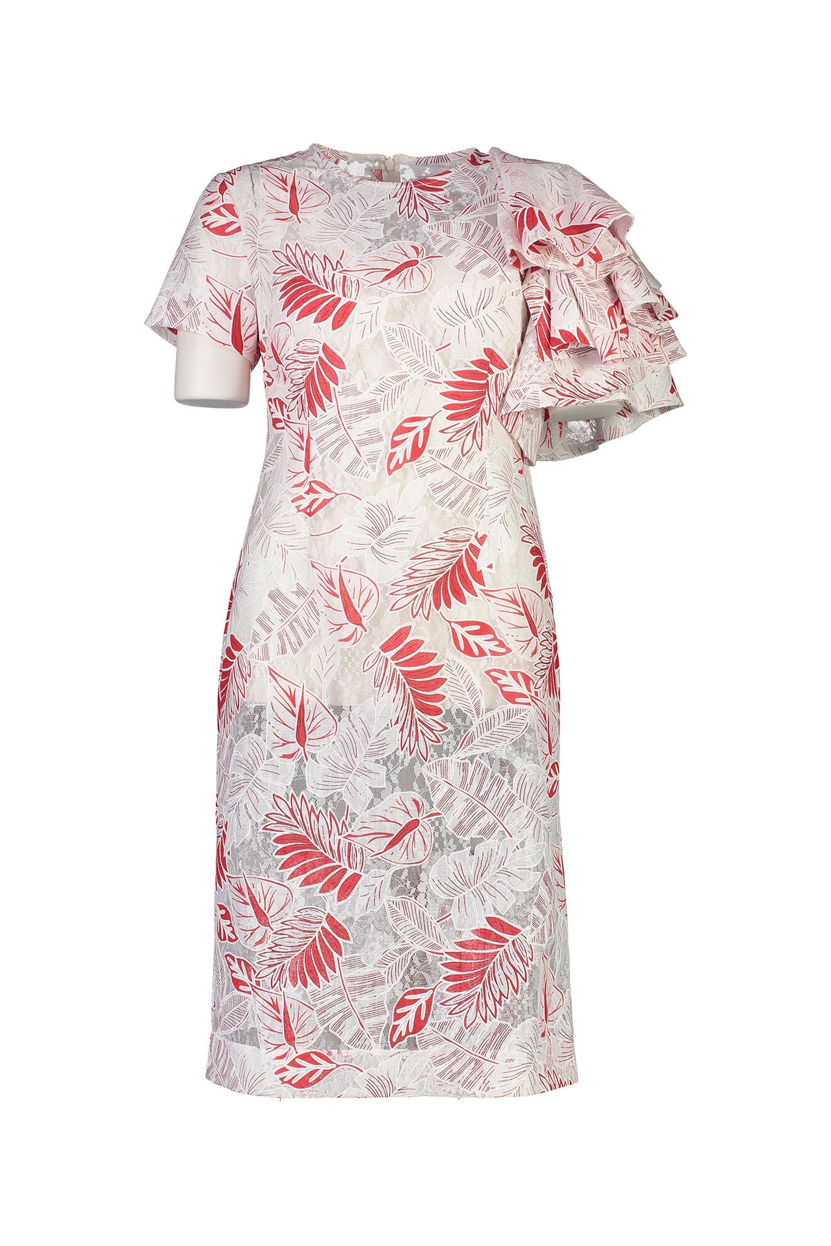 WORLD 4533 Righteous Dress Red Floral