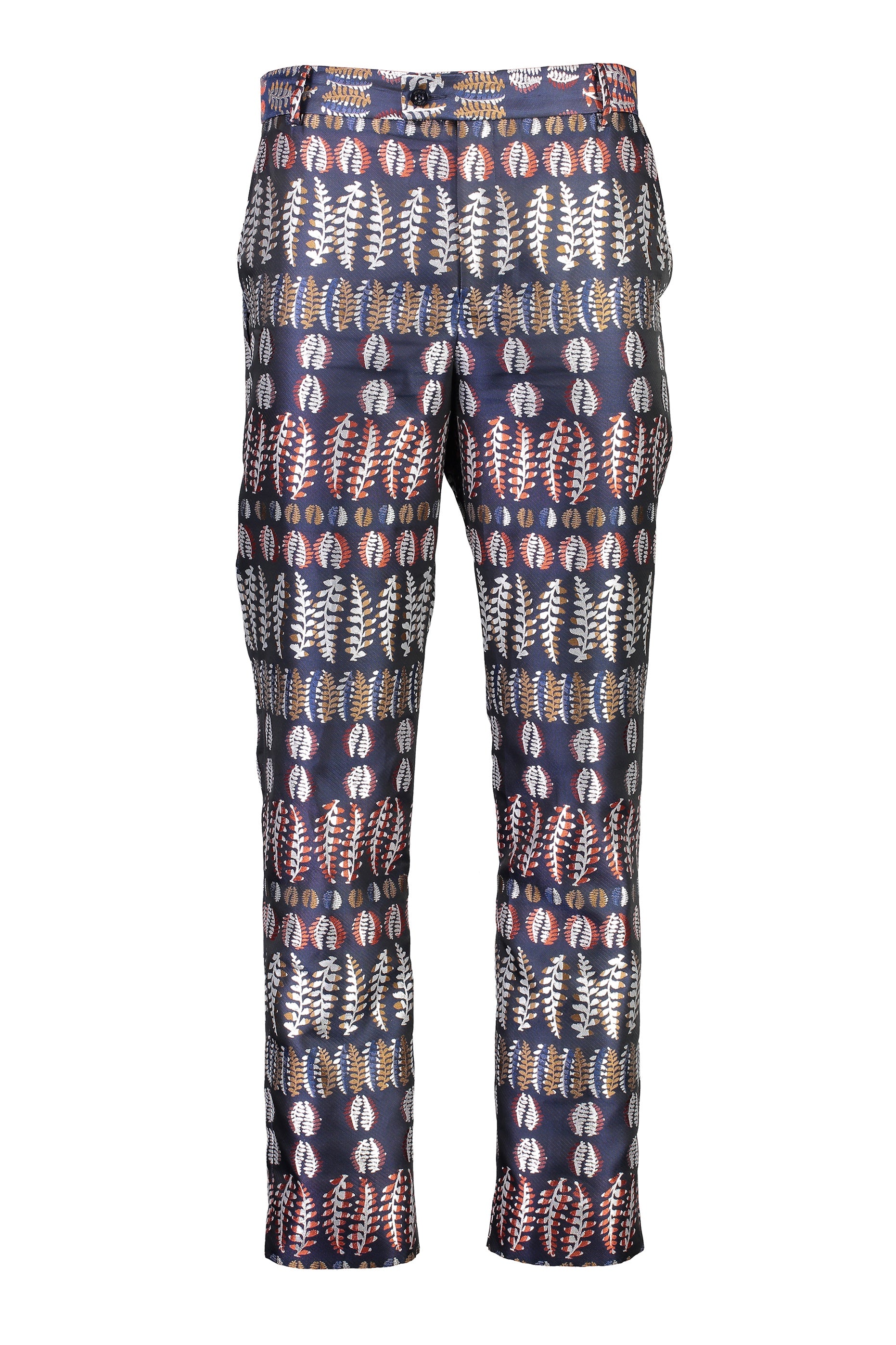 WORLDman 4403 Stallone Trouser Metallic Navy Fern