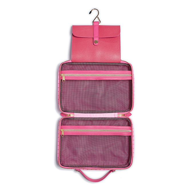 Otis Batterbee - Carry on Toiletries Case Pink Croc