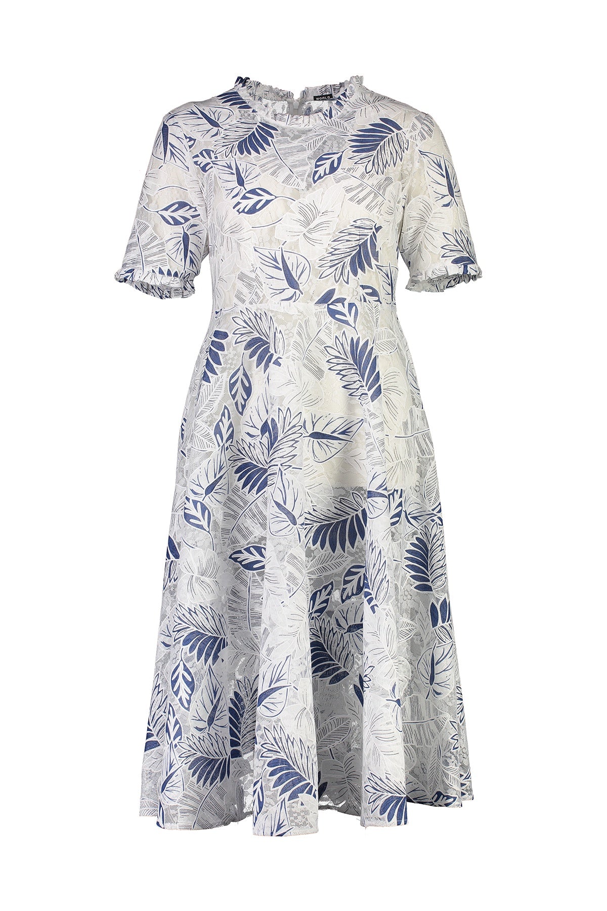 WORLD 4534 Proper Dress Navy Floral